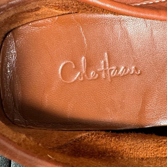 Cole Haan Womens Brown Leather Horsebit Loafer Driving Moccasins Shoes Size 6.5B - Picture 6 of 7